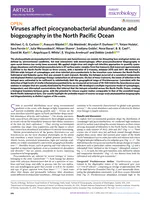 Viruses affect picocyanobacterial abundance and biogeography in the North Pacific Ocean