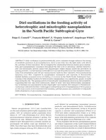 Diel oscillations in the feeding activity of heterotrophic and mixotrophic nanoplankton in the North Pacific Subtropical Gyre