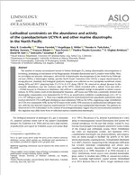 Latitudinal constraints on the abundance and activity of the cyanobacterium UCYN-A and other marine diazotrophs in the North Pacific