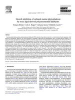 Growth inhibition of cultured marine phytoplankton by toxic algal-derived polyunsaturated aldehydes