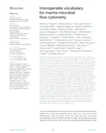 Interoperable vocabulary for marine microbial flow cytometry