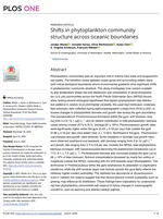 Shifts in phytoplankton community structure across oceanic boundaries